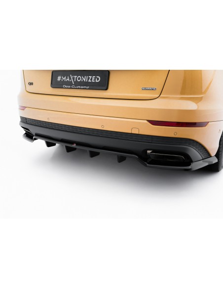 Lip trasero Audi Q8 (Facelift)(Con barras verticales)