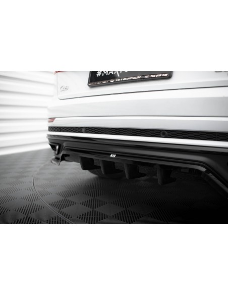 Lip trasero Audi Q8 (S-Line)(Con barras verticales)