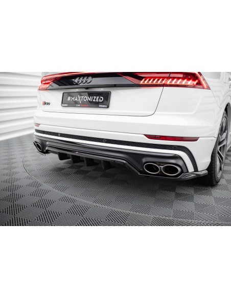 Lip trasero Audi SQ8 (Con barras verticales)