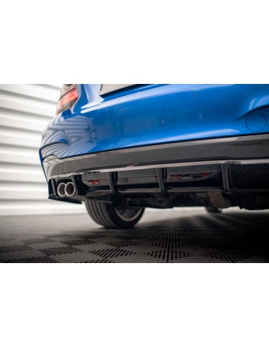 Lip trasero BMW Serie 2 F22 (Con Pack M)(Con barras verticales)