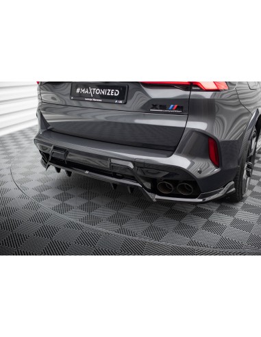 Lip trasero BMW X5 M F95 (Facelift)(Con barras verticales)