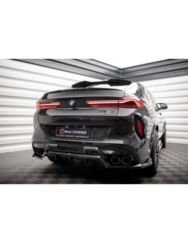 Lip trasero BMW X6 M F96 (Con barras verticales)