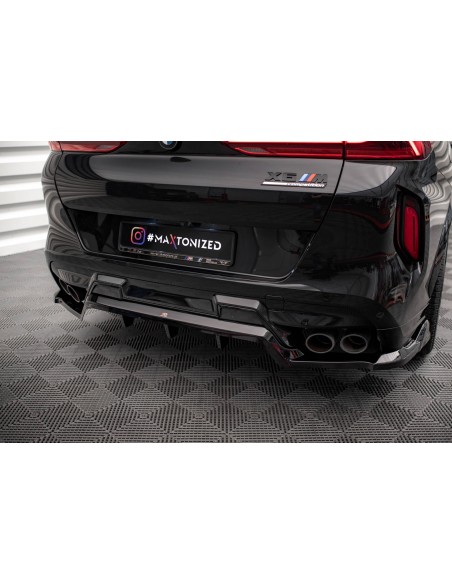 Lip trasero BMW X6 M F96 (Con barras verticales)