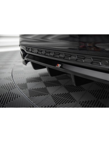 Lip trasero Ford Mondeo Mk4 Familiar (ST-Line)(Facelift)(Con barras verticales)