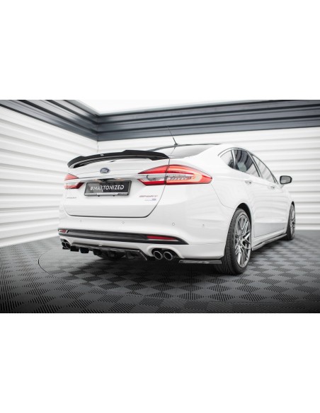 Lip trasero Ford Mondeo Sport Mk5 (Facelift)(Con barras verticales)