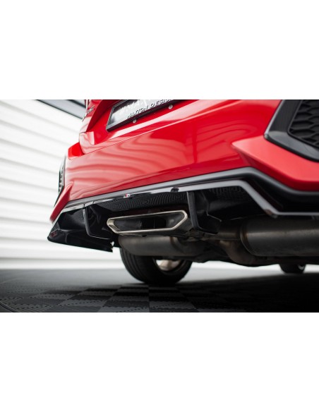 Lip trasero Honda Civic SI Mk10 (Con barras verticales)
