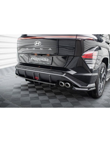 Lip trasero Hyundai Kona N-Line Mk2 (Con barras verticales)