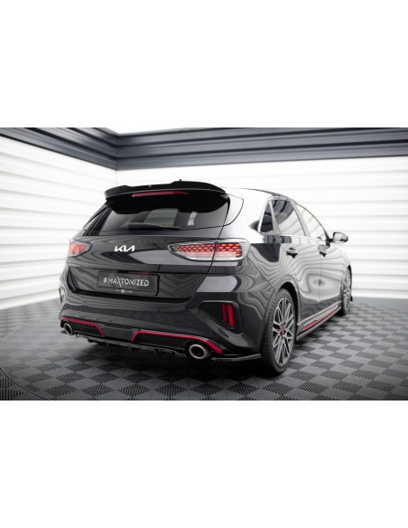 Lip trasero Kia Cee'd GT Mk3 (Facelift)(Con barras verticales)