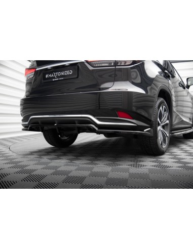 Lip trasero Lexus RX Mk4 (Facelift)(Con barras verticales)