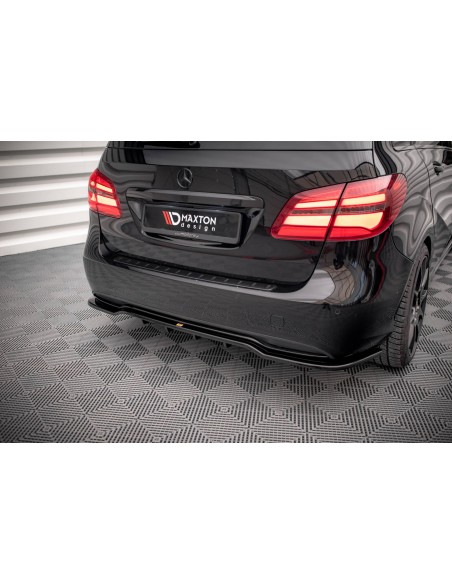 Lip trasero Mercedes-Benz Clase B W246 (Facelift)(Con barras verticales)