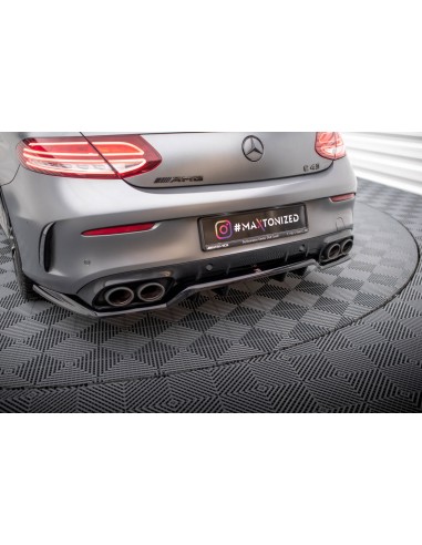 Lip trasero Mercedes-Benz Clase C 43 AMG Coupé C205 (Facelift)(Con barras verticales)