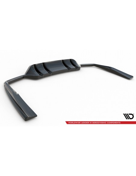 Lip trasero Mercedes-Benz Clase C 43 AMG Coupé C205 (Facelift)(Con barras verticales) Lip trasero Mercedes-Benz Clase C 43 AMG Coupé C205 (Facelift)(Con barras verticales)