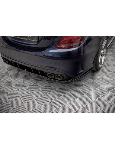 Lip trasero Mercedes-Benz Clase C 43 AMG W205/S205 (Facelift)(Con barras verticales)