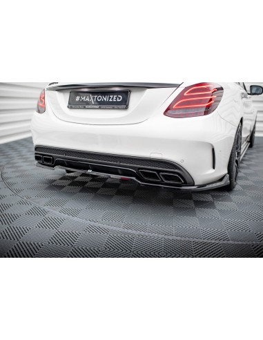 Lip trasero Mercedes-Benz Clase C 63 AMG W205/S205 (Con barras verticales)