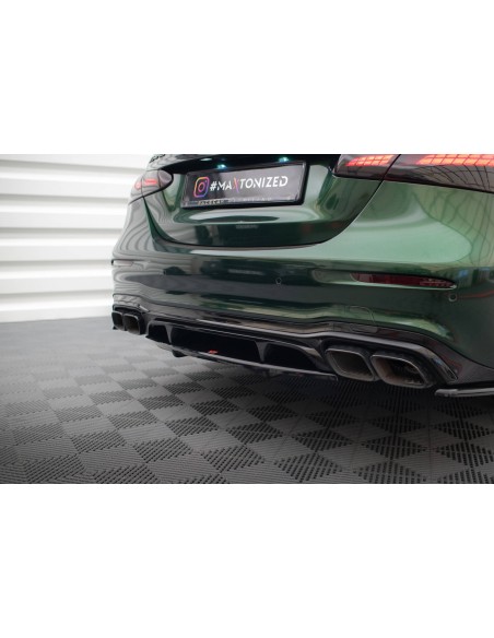 Lip trasero Mercedes-Benz Clase E 63 AMG W213 (Facelift)(Con barras verticales)