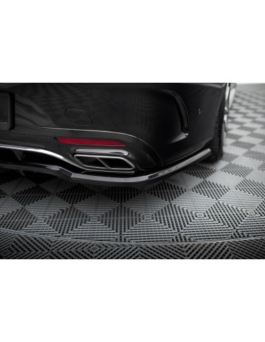 Lip trasero Mercedes-Benz Clase S Coupé C217 (AMG Line)(Facelift)(Con barras verticales)