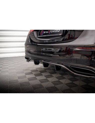 Lip trasero Mercedes-Benz Clase S W223 (AMG Line)(Con barras verticales)