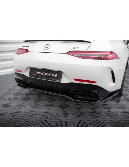 Lip trasero Mercedes-Benz GT 43 (V8 Styling Package)(Con barras verticales)