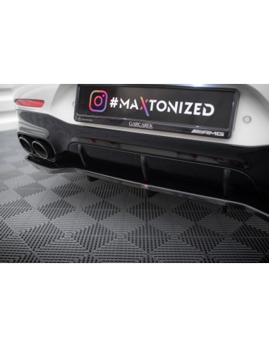 Lip trasero Mercedes-Benz GT 43 (V8 Styling Package)(Con barras verticales)