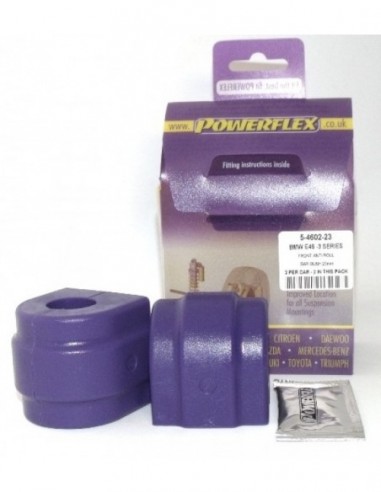 Silentblock estabilizadora del Powerflex 23mm BMW Serie 3 E46 incl. xDrive/Compact