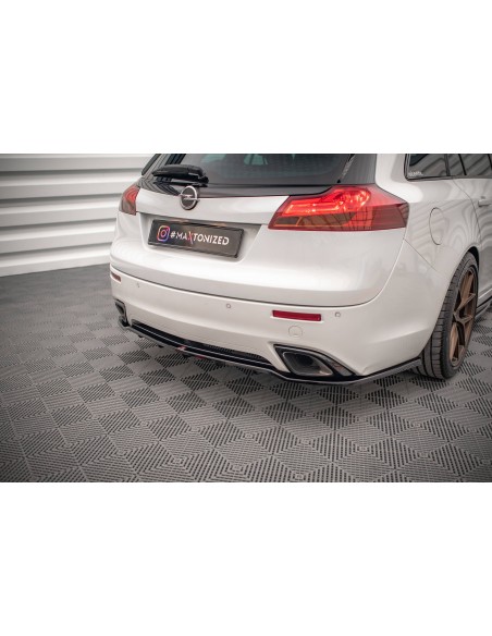 Lip trasero Opel Insignia Mk1 (OPC Line)(Con barras verticales)