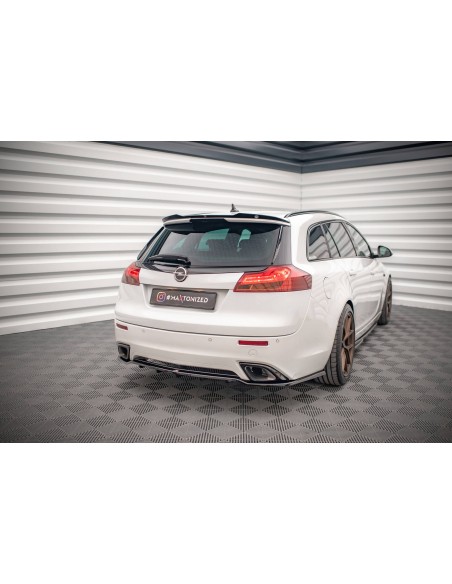 Lip trasero Opel Insignia Mk1 (OPC Line)(Con barras verticales)