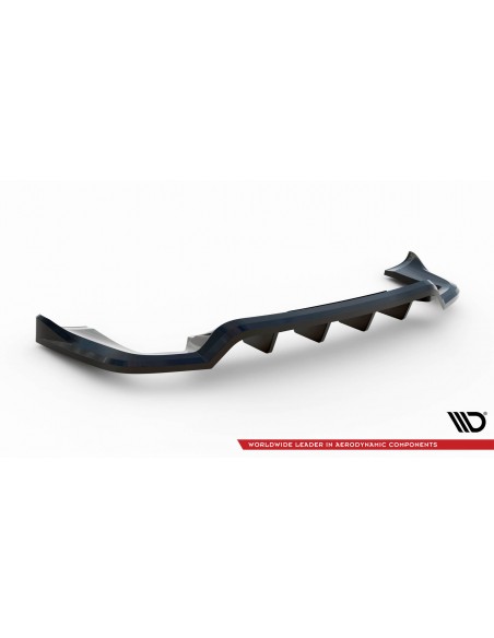Lip trasero Porsche Cayenne Mk2 (Facelift)(Con barras verticales)