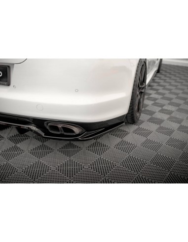 Lip trasero Porsche Panamera Turbo 970 (Con barras verticales)