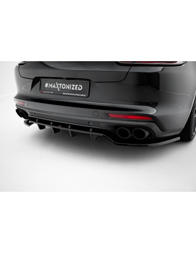 Lip trasero Porsche Panamera Turbo S E-Hybrid/4S 971 (Con barras verticales)
