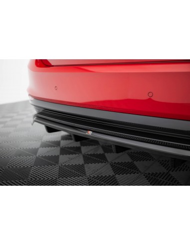 Lip trasero Skoda Fabia Mk4 (Edición Monte Carlo)(Con barras verticales)