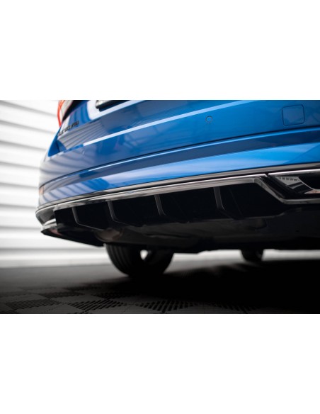 Lip trasero Skoda Octavia Sportline Mk4 (Con barras verticales)