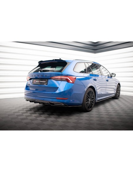 Lip trasero Skoda Octavia Sportline Mk4 (Con barras verticales)