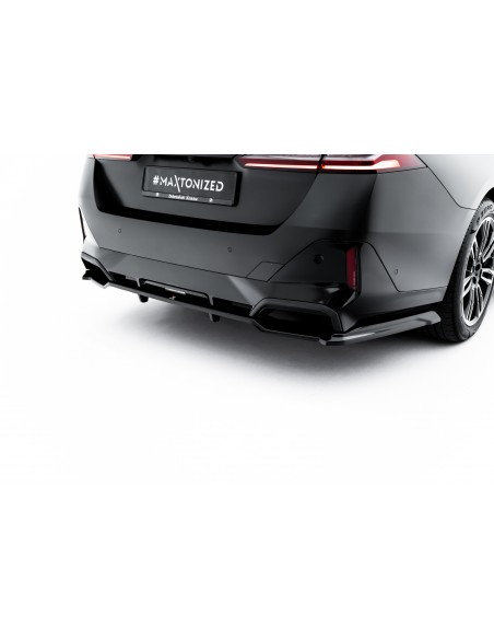 Lip trasero V.1 BMW Serie 5 G60 (Con pack M)(Con barras verticales)