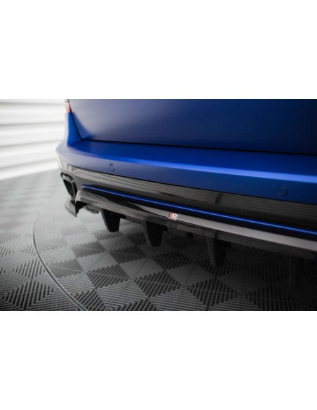 Lip trasero V.1 BMW X5 G05 (Con pack M)(Facelift)(Con barras verticales)