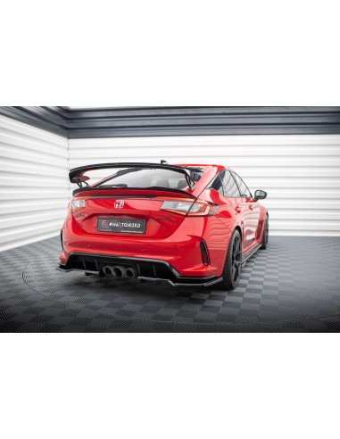 Lip trasero V.1 Honda Civic Type-R Mk 11 (Con barras verticales)
