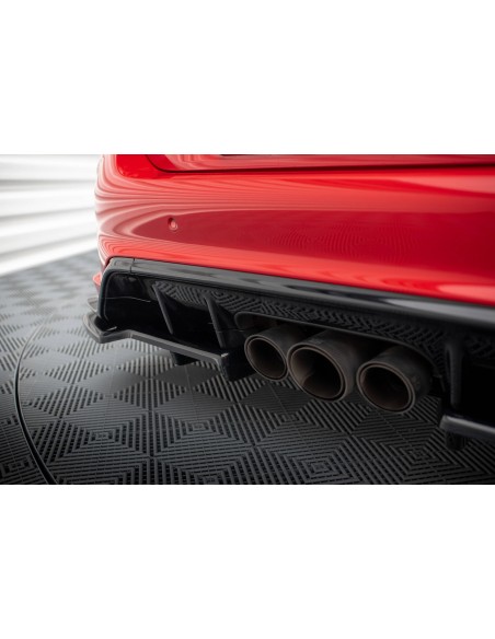 Lip trasero V.1 Honda Civic Type-R Mk 11 (Con barras verticales)