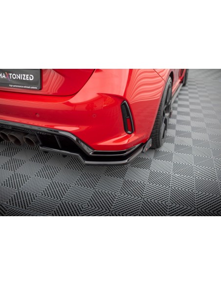 Lip trasero V.1 Honda Civic Type-R Mk 11 (Con barras verticales)(Con flaps)