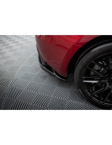 Lip trasero V.1 Tesla Model 3 Project Highland (Facelift)(Con barras verticales9