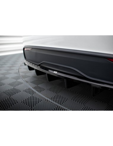 Lip trasero V.1 Tesla Model X (Facelift)(Con barras verticales)