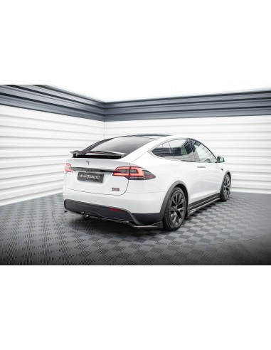Lip trasero V.1 Tesla Model X (Facelift)(Con barras verticales)