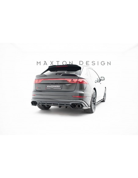 Lip trasero V.2 Audi Q8/SQ8 (Incl. S-Line)(Facelift)(Con barras verticales) Lip trasero V.2 Audi Q8/SQ8 (Incl. S-Line)(Facelift)(Con barras verticales)