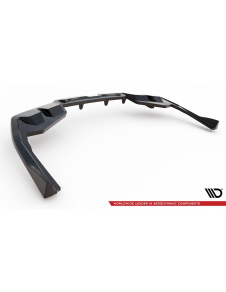 Lip trasero V.2 BMW i4 G26 (Con pack M)(Con barras verticales)