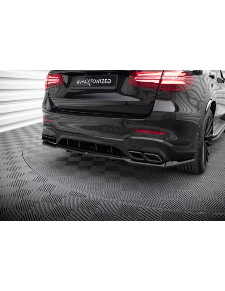 Lip trasero V.2 Mercedes-Benz GLC 63 AMG X253 (Con barras verticales)