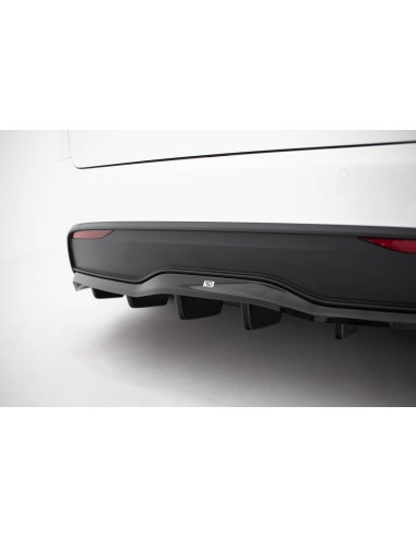 Lip trasero V.2 Tesla Model X (Facelift)(Con barras verticales)