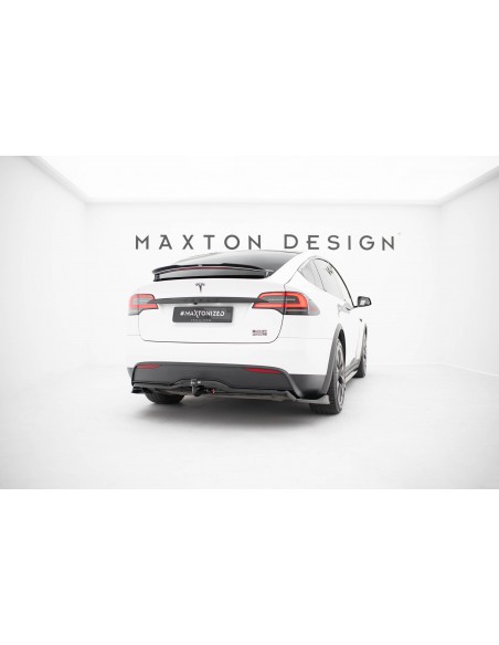 Lip trasero V.2 Tesla Model X (Facelift)(Con barras verticales)