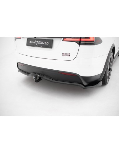 Lip trasero V.2 Tesla Model X (Facelift)(Con barras verticales)