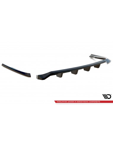 Lip trasero Volvo C70 Mk1 (Con barras verticales)
