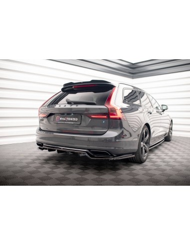 Lip trasero Volvo S90/V90 Mk2 (R-Design)(Con barras verticales)