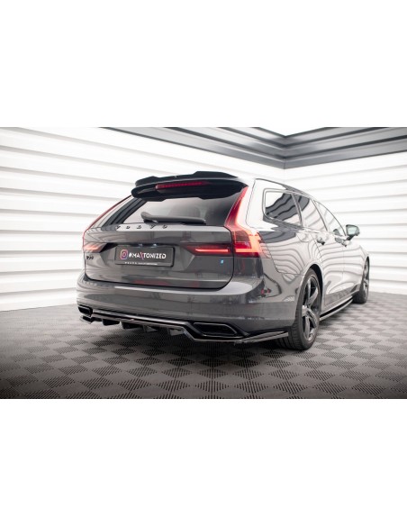 Lip trasero Volvo S90/V90 Mk2 (R-Design)(Con barras verticales)