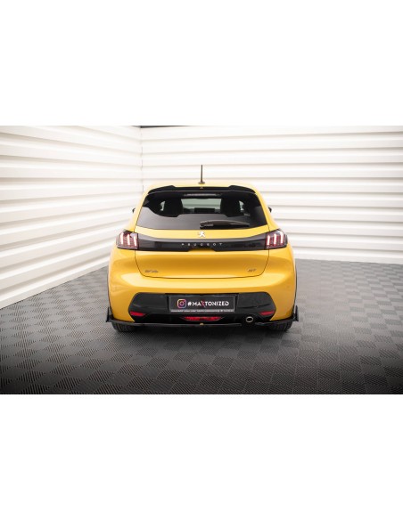 Lips traseros laterales Peugeot 208 GT Mk2 (Con flaps)